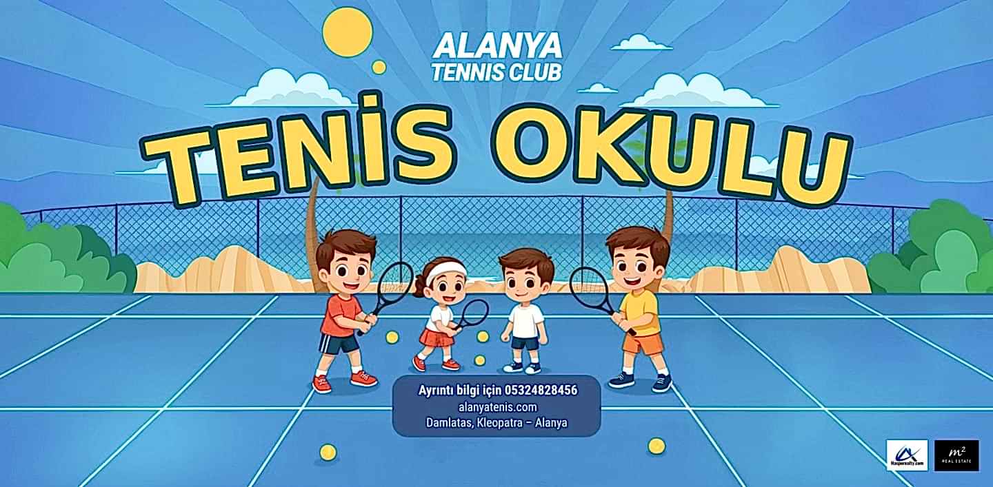 Alanya tennis banner